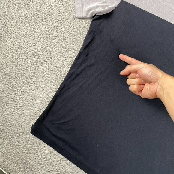 Travis Mathew Golf Polo Shirt Men's Large Gray Black Colorblock - Picture 4 of 12